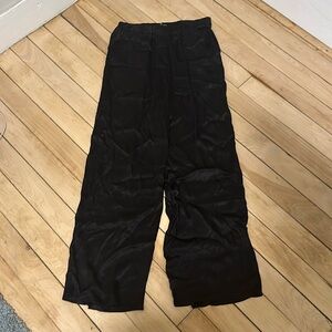 Central park west satin pants, size medium, like new